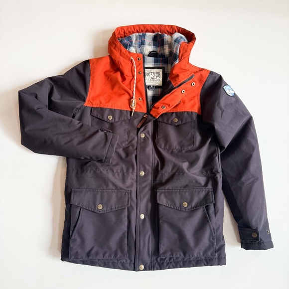 Picture Organics Jack Insulated Wind-Waterproof Ski Snowboard Jacket Men's Small - Picture 14 of 16